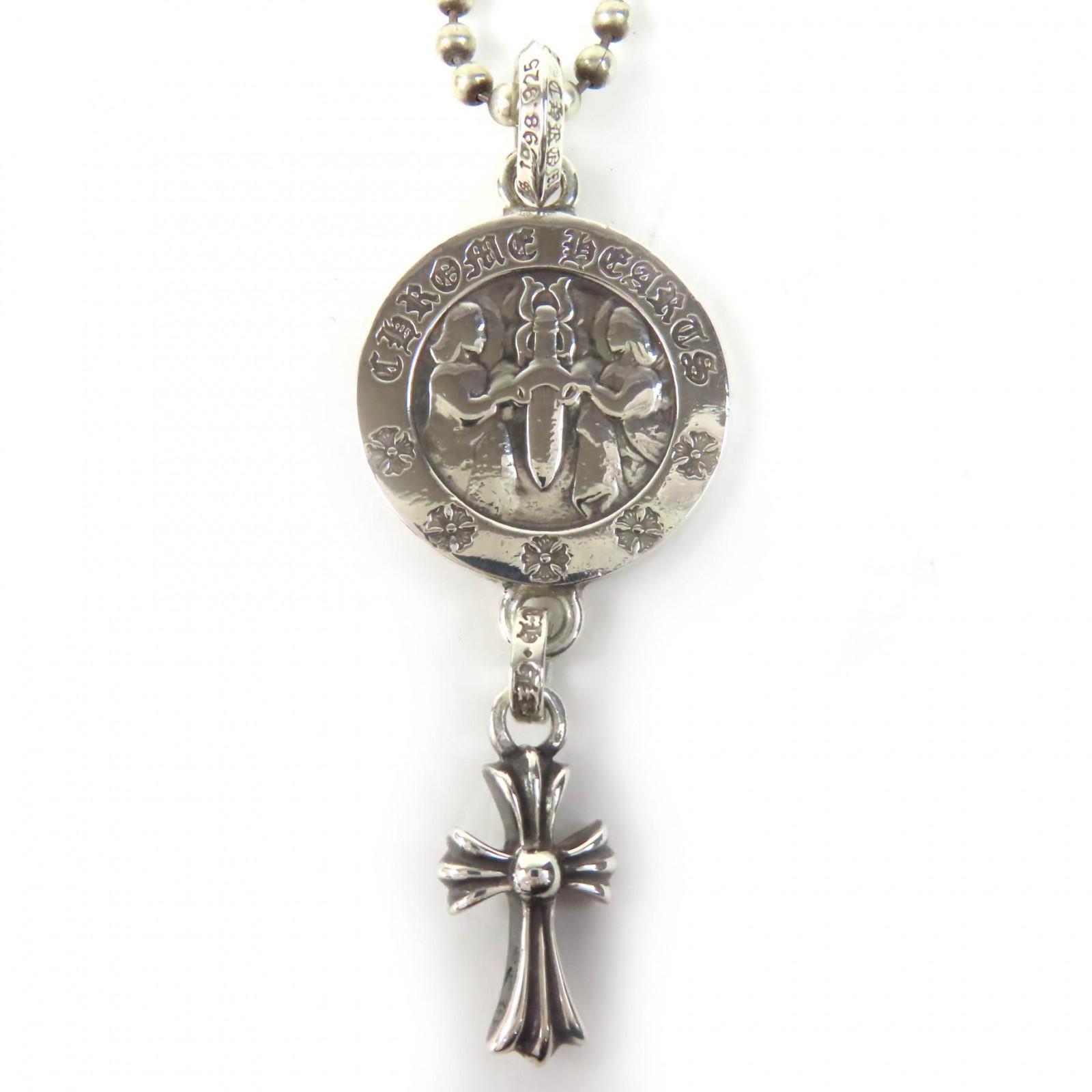 Great CHROME HEARTS Angel Medal Baby Fat Ball Chain Necklace 14.5 inches 925 Used
Great CHROME HEARTS Angel Medal Baby Fat Ball Chain Necklace 14.5 inches 925 Used