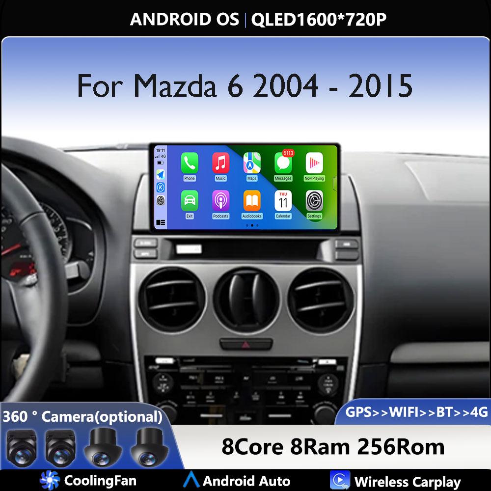 10.33 Android OS Car Radio Multimedia Stereo Player Android Auto Wireless Carplay WiFi BT 5.0 for Mazda 6 2004 - 2015
10.33 Android OS Car Radio Multimedia Stereo Player Android Auto Wireless Carplay WiFi BT 5.0 for Mazda 6 2004 - 2015