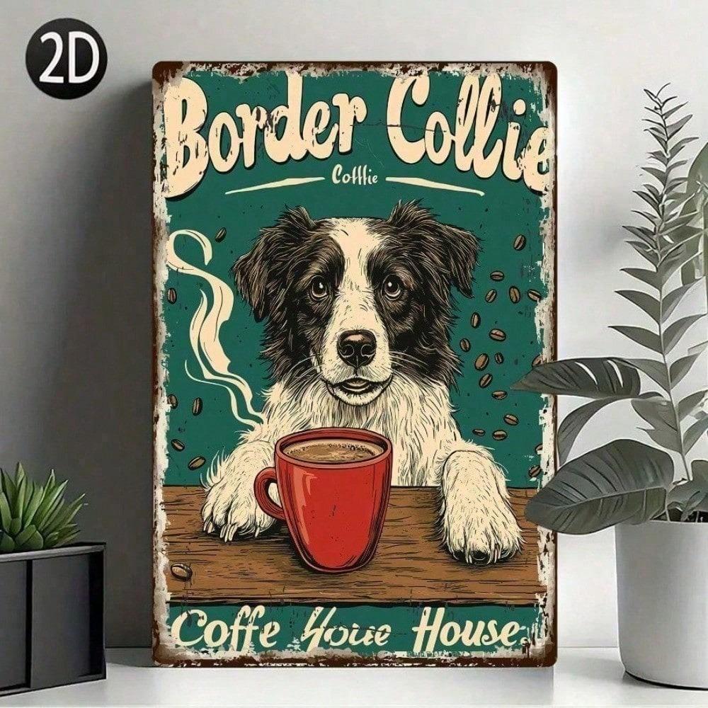 Vintage Border Collie Coffee House Metal Wall Sign Retro Cafe Decor 12x8 Inch 20x30cm
Vintage Border Collie Coffee House Metal Wall Sign Retro Cafe Decor 12x8 Inch 20x30cm