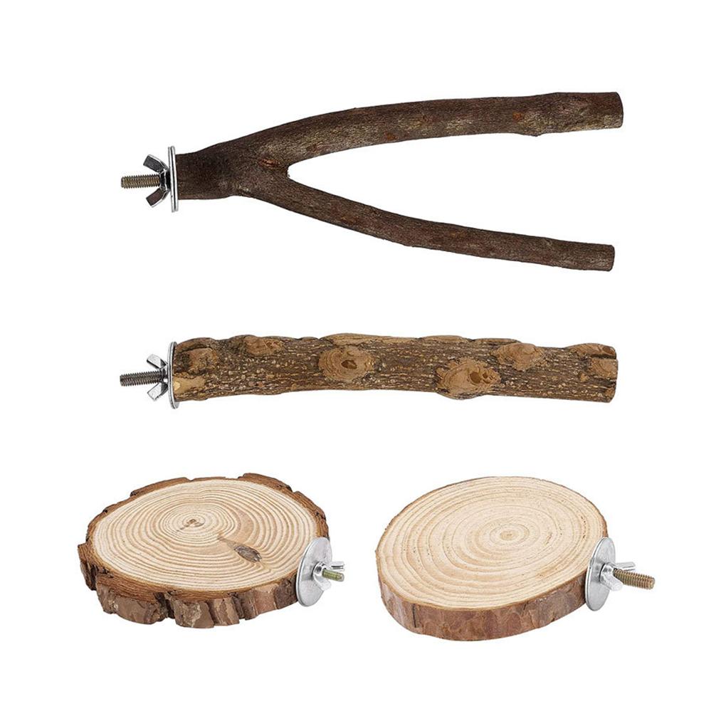 4pcs Wood Parrot Perch - And Claws Can Be Ground And Used As Jumping Platform Cat Shelves And Perches For Wall as shown 1
4pcs Wood Parrot Perch - And Claws Can Be Ground And Used As Jumping Platform Cat Shelves And Perches For Wall as shown 1