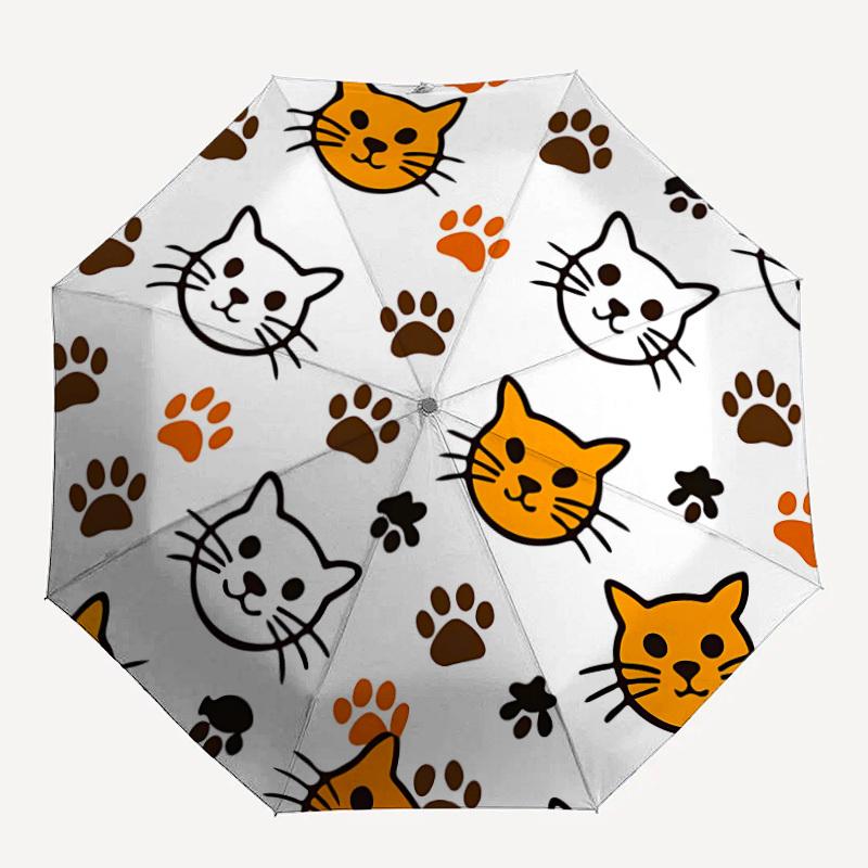 1pc Cat Paw Prints Automatic Open/Close Umbrella, Compact Travel Umbrella, 8-Rib Sturdy Frame - Ideal Gift for Friends yy251118109
1pc Cat Paw Prints Automatic Open/Close Umbrella, Compact Travel Umbrella, 8-Rib Sturdy Frame - Ideal Gift for Friends yy251118109
