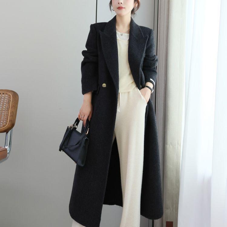Women s Long Wool Coat - Autumn/Winter 2025, Loose-Fit, Double-Sided Wool, Casual Fashion Suit. S (85-125 jin)
Women s Long Wool Coat - Autumn/Winter 2025, Loose-Fit, Double-Sided Wool, Casual Fashion Suit. S (85-125 jin)