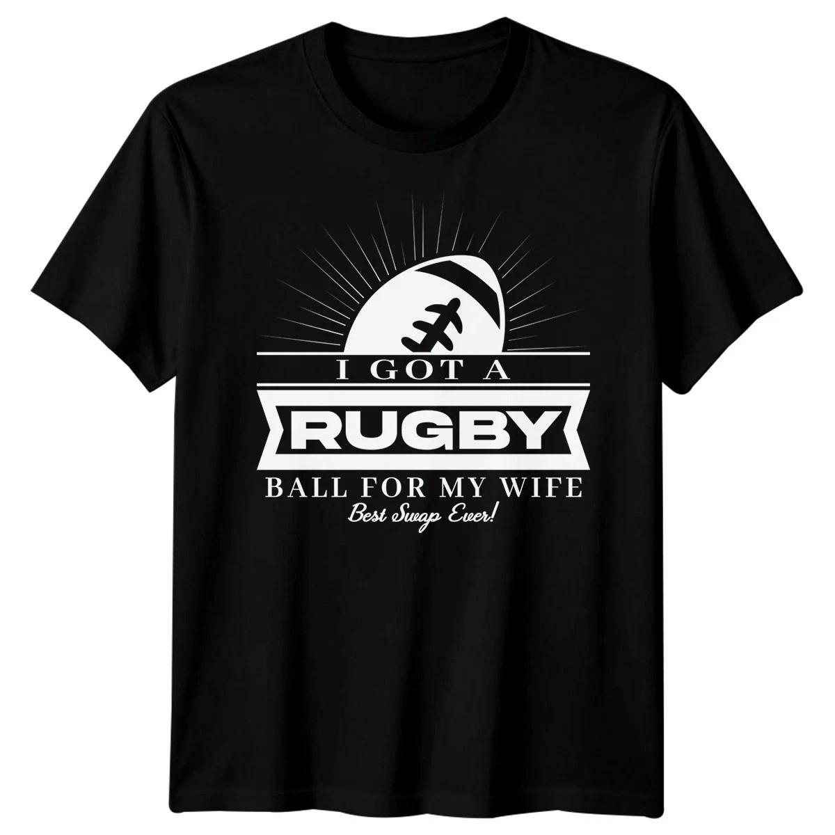 A Rugby Ball For My Wife Player Union Funny Mens Cotton T-Shirt Sports Gift Tee 4XL
A Rugby Ball For My Wife Player Union Funny Mens Cotton T-Shirt Sports Gift Tee 4XL