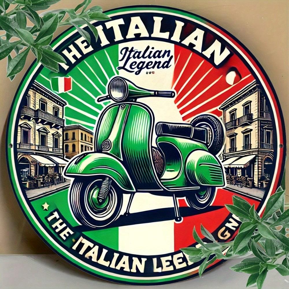 Vintage Vespa Metal Wall Art Italian Motorbike Sign Retro Home Decor 20x20
Vintage Vespa Metal Wall Art Italian Motorbike Sign Retro Home Decor 20x20