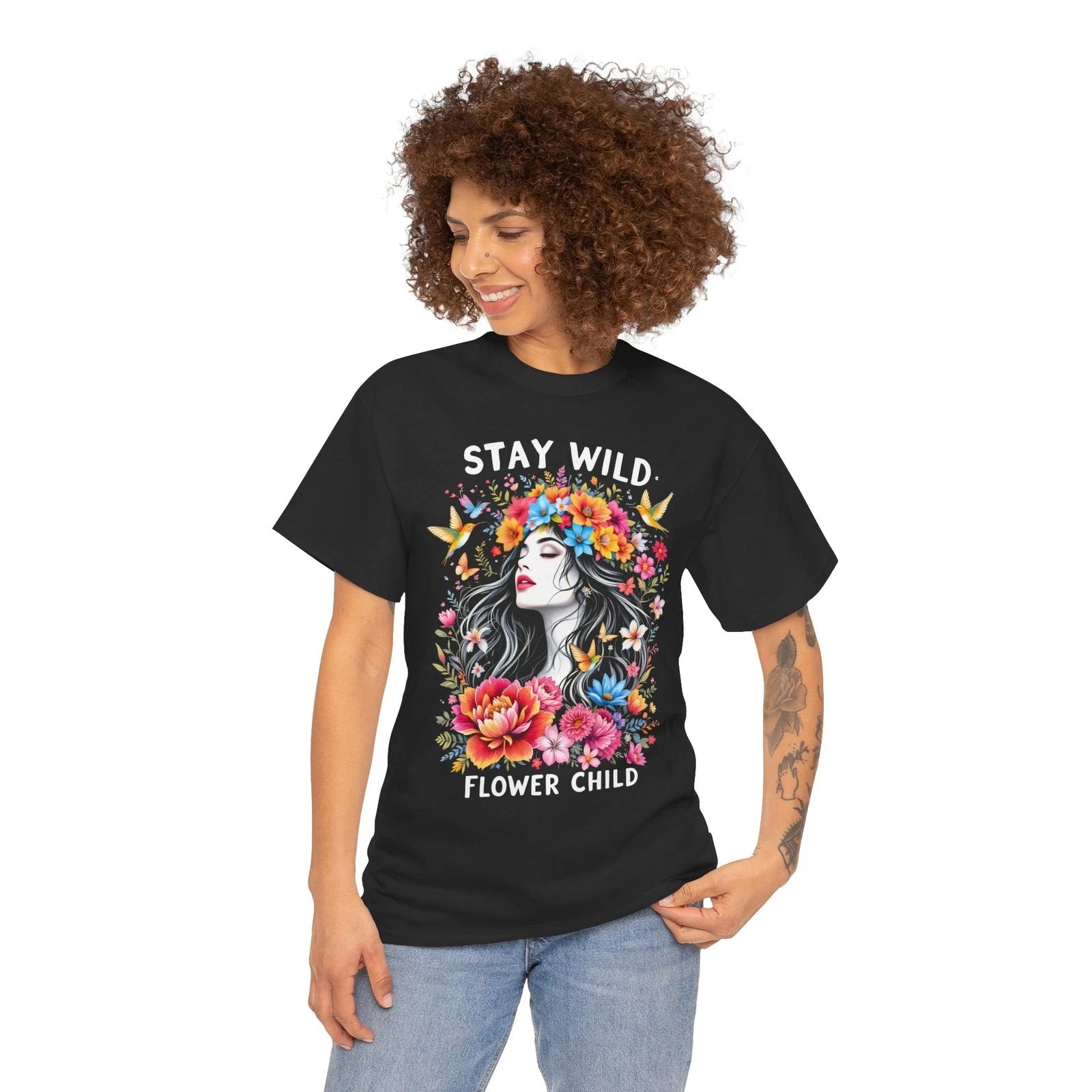 Stay Wild Flower T-Shirt - Fresh Floral Tee for Seasonal Style M
Stay Wild Flower T-Shirt - Fresh Floral Tee for Seasonal Style M