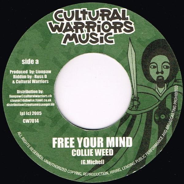 7inch Record COLLIE WEED Free Your Mind CW7014 Cultural Warrio 2005 Switzerlan Reggae Ska Dub Used
7inch Record COLLIE WEED Free Your Mind CW7014 Cultural Warrio 2005 Switzerlan Reggae Ska Dub Used