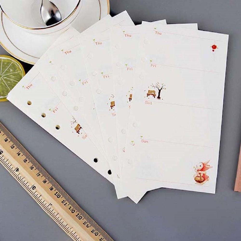 Cartoon 6 Holes Notebook Refill Inner Pages Leaf Spiral Binder Paper Office Supplies
Cartoon 6 Holes Notebook Refill Inner Pages Leaf Spiral Binder Paper Office Supplies