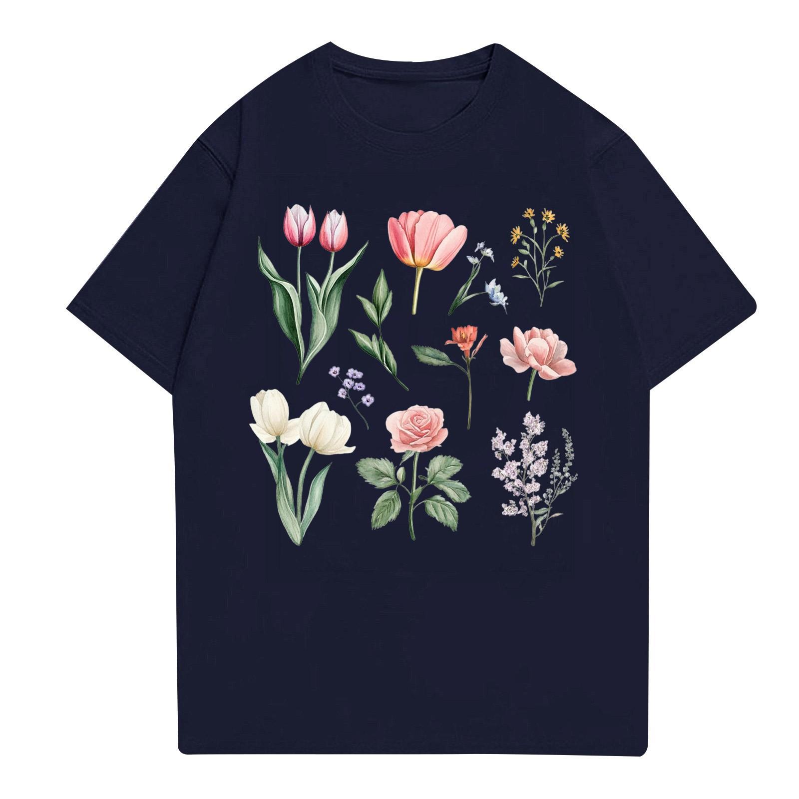 Женская мода повседневная футболка с круглым вырезом и короткими рукавами, топ, футболка, топ M тёмно-синий
Женская мода повседневная футболка с круглым вырезом и короткими рукавами, топ, футболка, топ M тёмно-синий