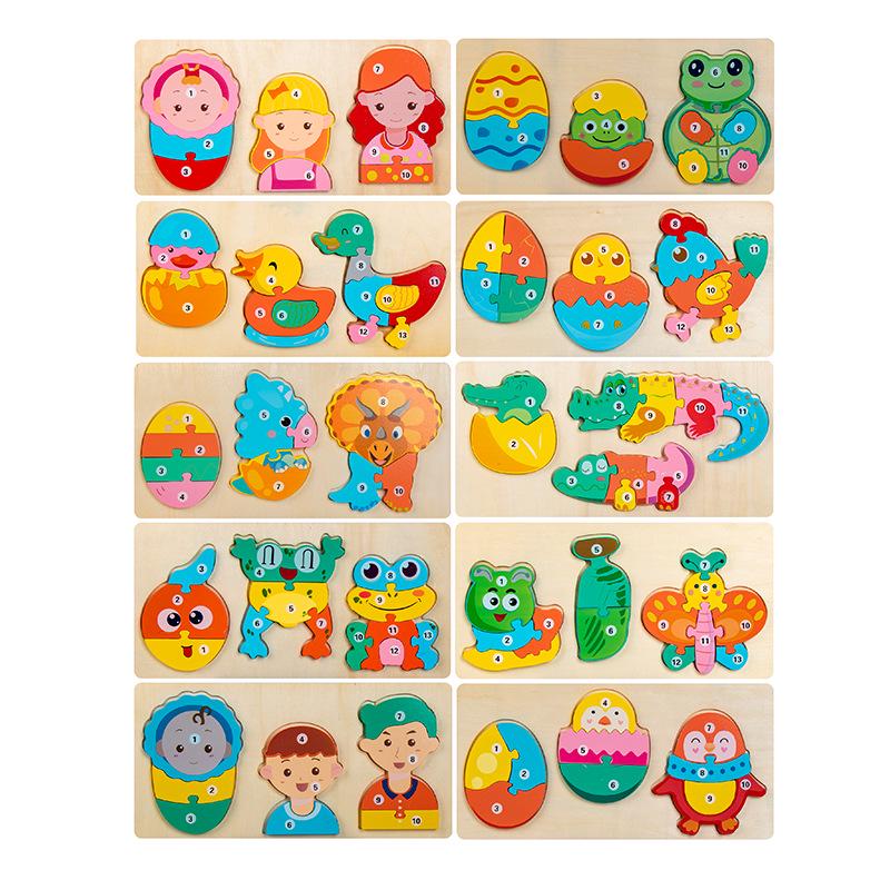 3D Animal Dinosaur Puzzle: Number Recognition & Concentration Training Toy for Preschoolers
3D Animal Dinosaur Puzzle: Number Recognition & Concentration Training Toy for Preschoolers