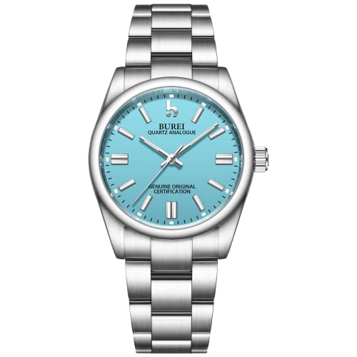 BUREI Women s Watch, Popular Brand, Quartz, Waterproof, Analog, High-Quality Watch (Light Blue)
BUREI Women s Watch, Popular Brand, Quartz, Waterproof, Analog, High-Quality Watch (Light Blue)