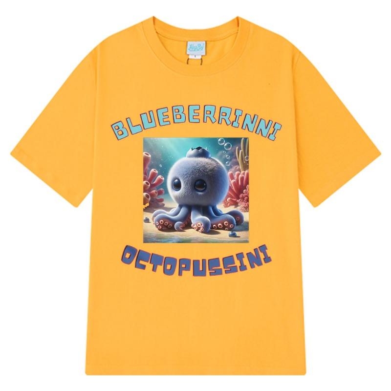 Funny BLUEBERRINNI OCTOPUSSINI Classic T-Shirt Summer Short-sleeved Fashion Hip-hop Men Women Cotton Oversized Casual T-shirts 150
Funny BLUEBERRINNI OCTOPUSSINI Classic T-Shirt Summer Short-sleeved Fashion Hip-hop Men Women Cotton Oversized Casual T-shirts 150