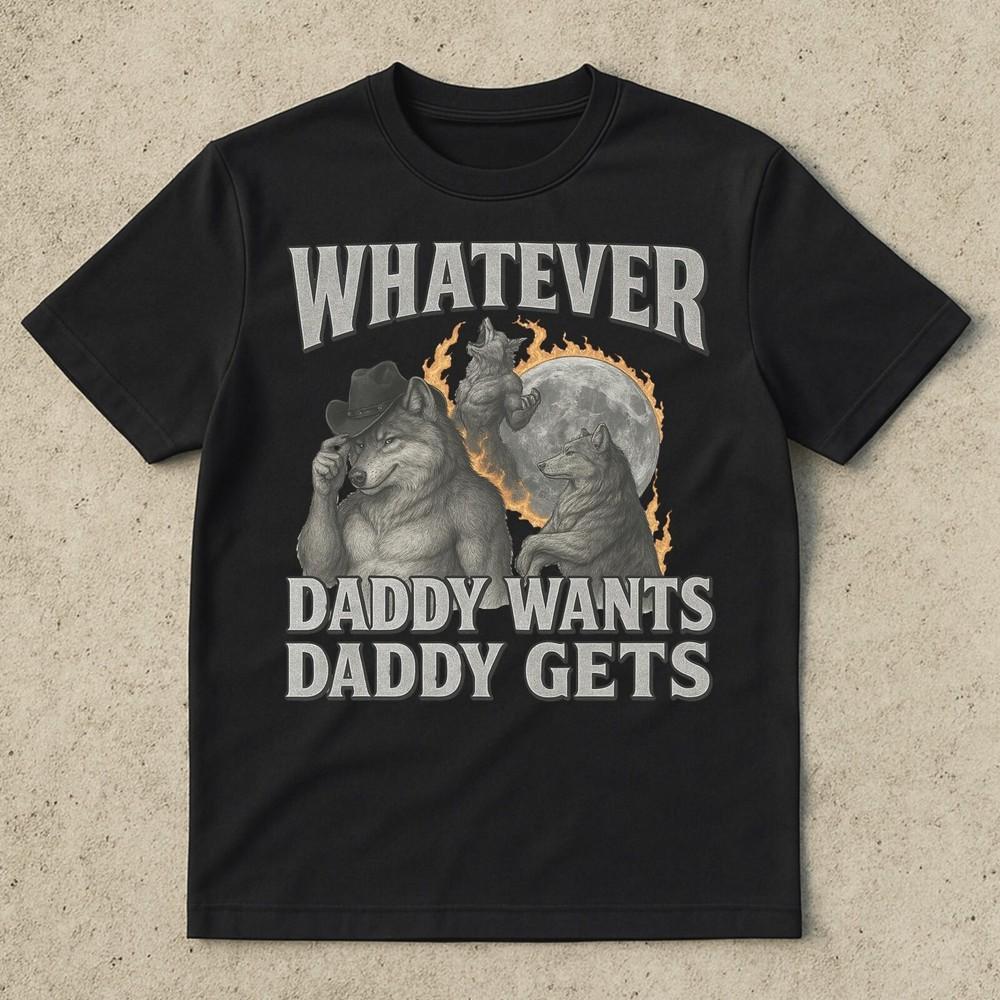 31 What Ever Daddy Wants Daddy Gets, werewolf memes, funny cringe shirt, funny Unisex T-Shirt XXXL
31 What Ever Daddy Wants Daddy Gets, werewolf memes, funny cringe shirt, funny Unisex T-Shirt XXXL