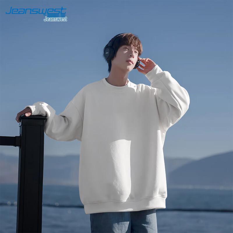 JEANSWEST Men s Casual Solid Crew Neck Sweatshirt M
JEANSWEST Men s Casual Solid Crew Neck Sweatshirt M