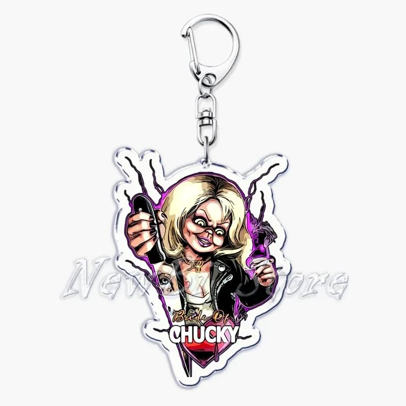 Horrible Movie Chucky Bride Keychain for Accessories Bag Pendant HALLOWEEN Ghost Doll Key Chain Ring Keyring Jewelry Fans Gifts
Horrible Movie Chucky Bride Keychain for Accessories Bag Pendant HALLOWEEN Ghost Doll Key Chain Ring Keyring Jewelry Fans Gifts