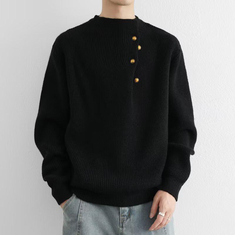 Red Heavyweight Unisex Retro Knit Sweater - Winter Loose Fit with Half-High Collar XXXL чорний
Red Heavyweight Unisex Retro Knit Sweater - Winter Loose Fit with Half-High Collar XXXL чорний