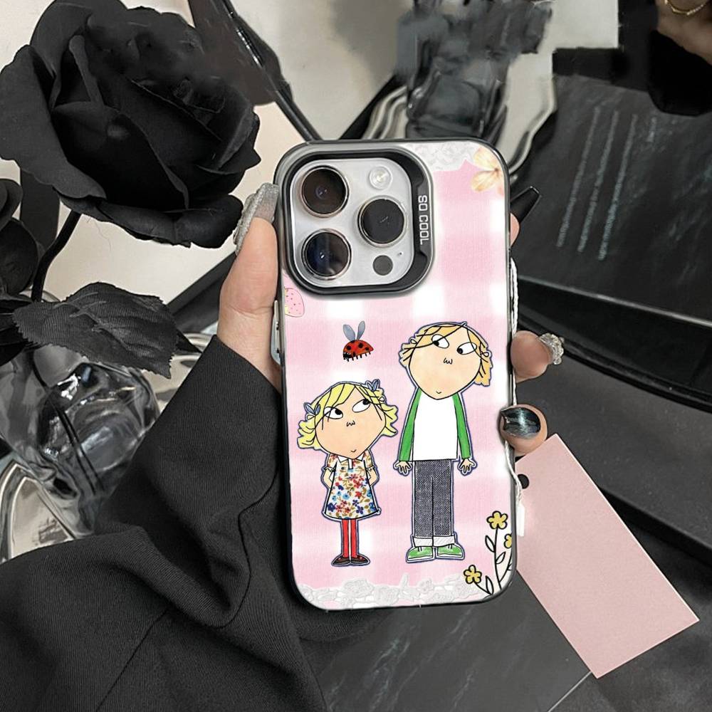 F-Charlie and Lola Cartoon Phone Case For IPhone 16 17 15 14 12 13 Pro Max Black Color Shockproof Cover iPhone16pro
F-Charlie and Lola Cartoon Phone Case For IPhone 16 17 15 14 12 13 Pro Max Black Color Shockproof Cover iPhone16pro
