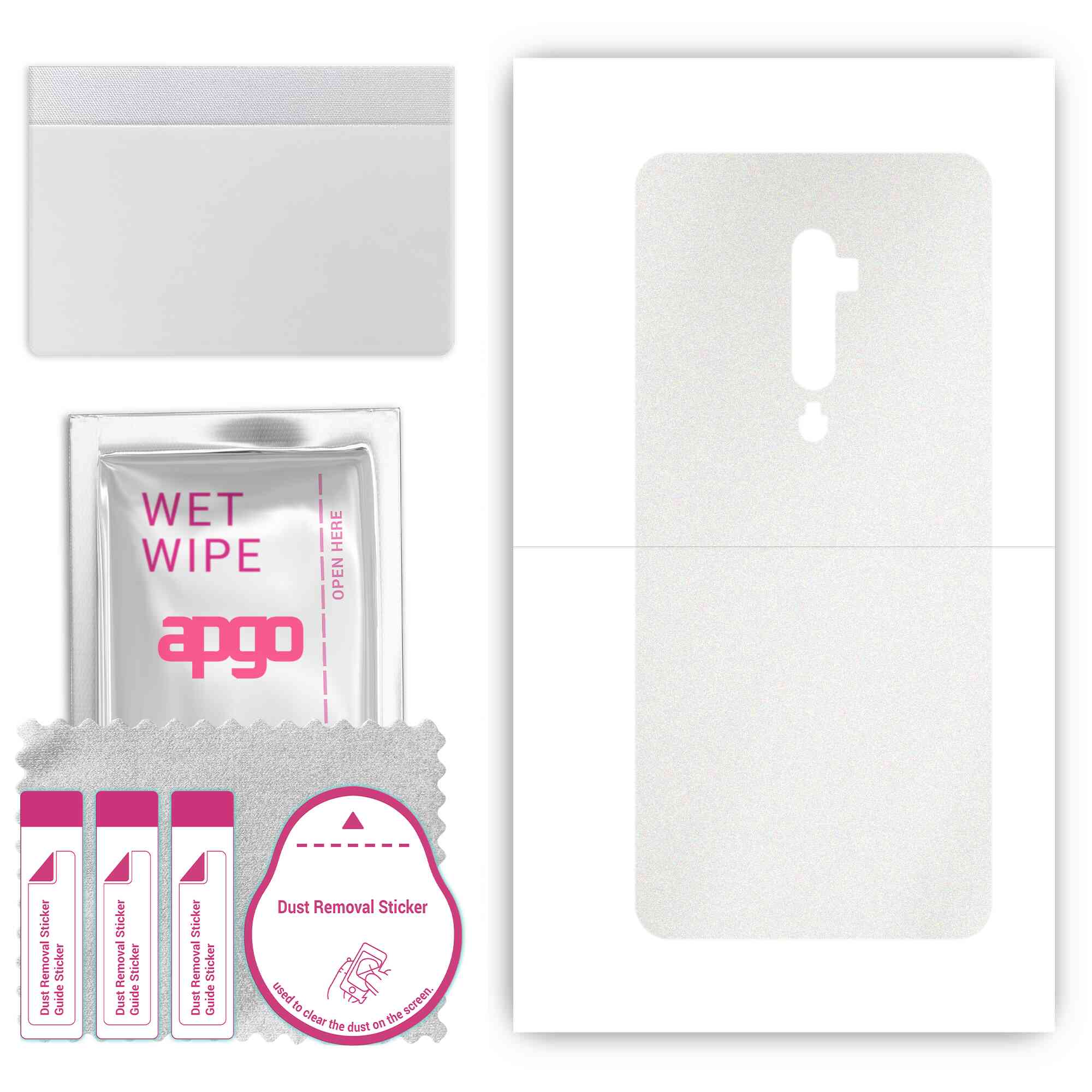 apgo Protective Skin Sticker for the back compatible with Oppo Reno 5G, Wrap Film, Foil, Vinyl - Pattern Matte Transparent
apgo Protective Skin Sticker for the back compatible with Oppo Reno 5G, Wrap Film, Foil, Vinyl - Pattern Matte Transparent