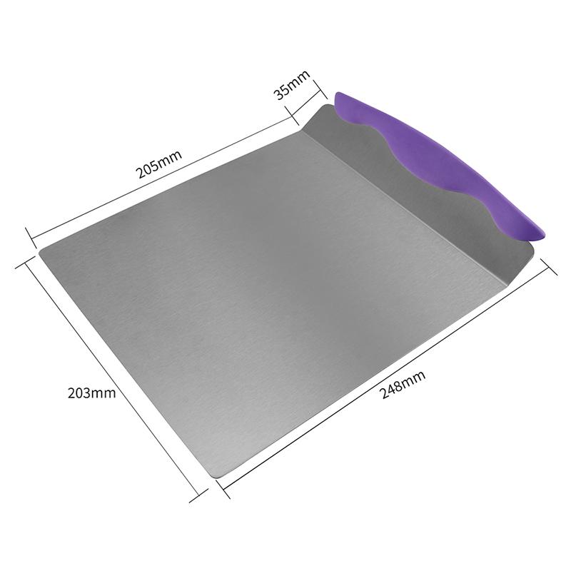 Лоток для торта из нержавеющей стали, переносная лопатка, движущаяся пластина для торта, инструмент для выпечки хлеба, лезвие для пиццы, подъемник, лопатка, скребок для кондитерских изделий, формы для выпечки фиолетовый
Лоток для торта из нержавеющей стали, переносная лопатка, движущаяся пластина для торта, инструмент для выпечки хлеба, лезвие для пиццы, подъемник, лопатка, скребок для кондитерских изделий, формы для выпечки фиолетовый