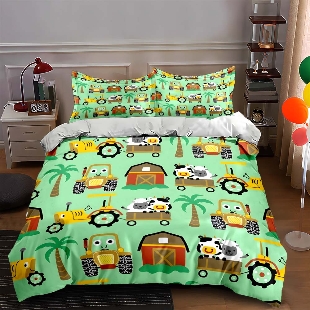 Farm-themed illustrations Bedding Duvet cover sets Duvet covers Pillowcases gifts (1 * Duvet Cover 2 * Pillowcases, without duvet insert) 135x200cm
Farm-themed illustrations Bedding Duvet cover sets Duvet covers Pillowcases gifts (1 * Duvet Cover 2 * Pillowcases, without duvet insert) 135x200cm