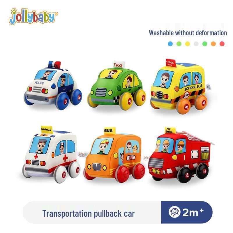 Jollybaby Educational Pull-Back Toy Cars for Kids 1 Year+: Police Car & Fire Truck 1 Piece
Jollybaby Educational Pull-Back Toy Cars for Kids 1 Year+: Police Car & Fire Truck 1 Piece