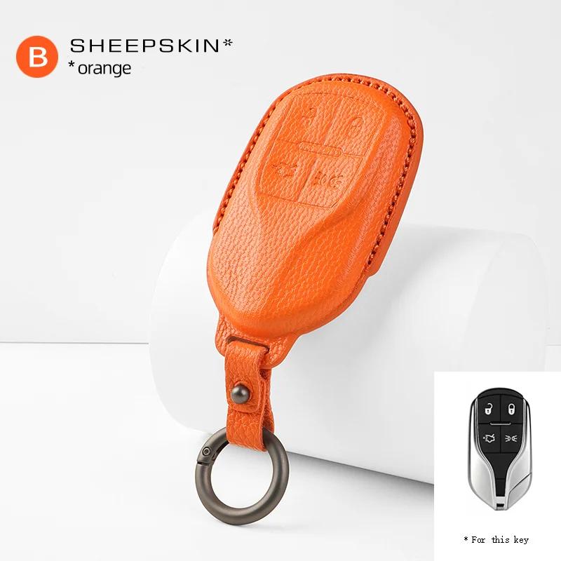 goat leather car remote key Case For Maserati Levante Ghibli Quattroporte GT Granturism GranCabrio keychain accessories
goat leather car remote key Case For Maserati Levante Ghibli Quattroporte GT Granturism GranCabrio keychain accessories