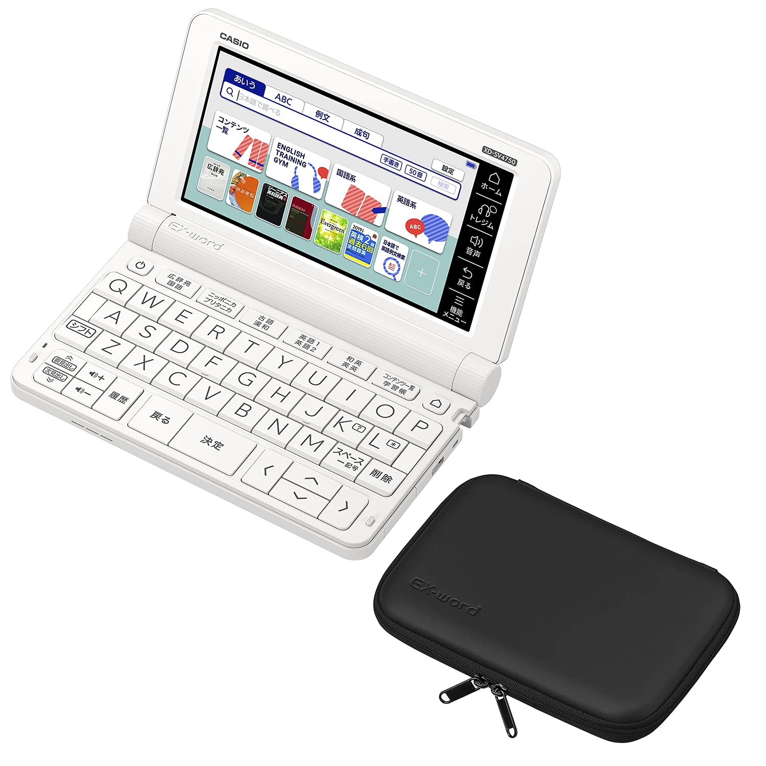 Casio High School Model Electronic Dictionary with Case XD-SV47CCBK-SET EX-word (XD-SV4750/XD-CC2402BK)
Casio High School Model Electronic Dictionary with Case XD-SV47CCBK-SET EX-word (XD-SV4750/XD-CC2402BK)