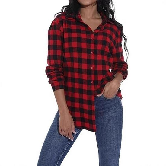 2026 Autumn/Winter Women s Red and Black Retro Plaid Long Sleeve Shirt - Loose Fit, Versatile & Slimming X-Large чорний/червоний
2026 Autumn/Winter Women s Red and Black Retro Plaid Long Sleeve Shirt - Loose Fit, Versatile & Slimming X-Large чорний/червоний