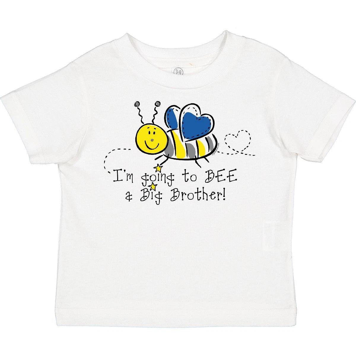 Inktastic Bee Future Big Brother Toddler kids boys T-Shirt To Be Bumble Heart Cute Cartoon 110
Inktastic Bee Future Big Brother Toddler kids boys T-Shirt To Be Bumble Heart Cute Cartoon 110