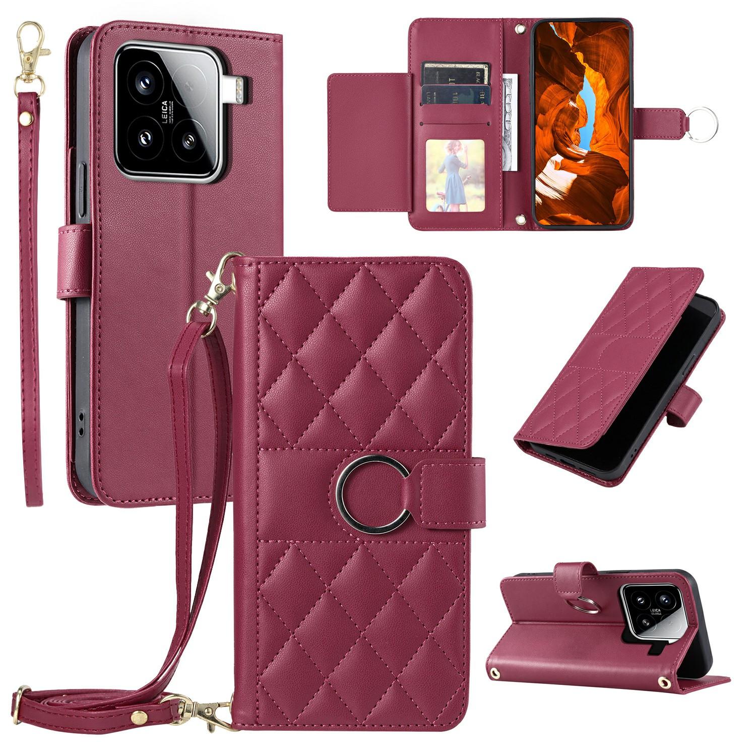 For Xiaomi 15 Case Ring Buckle Wallet Stand Rhombus Crossbody Leather Mobile Cover E
For Xiaomi 15 Case Ring Buckle Wallet Stand Rhombus Crossbody Leather Mobile Cover E