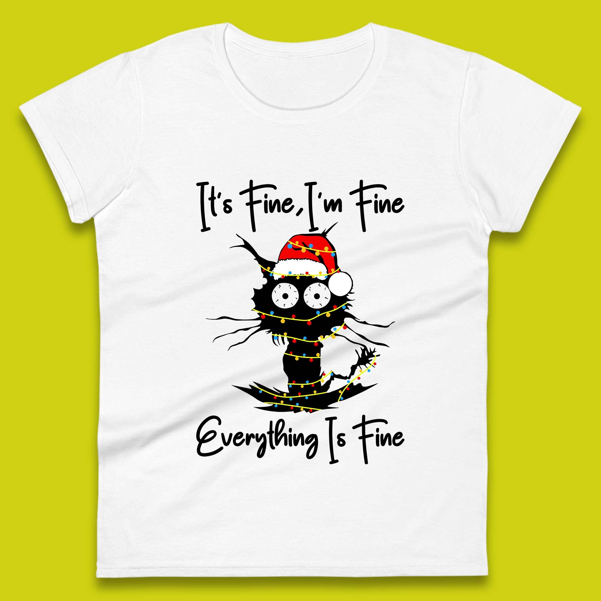 Christmas Electrocuted Cat Womens T Shirt Mens Tops Tees Unisex 2XL
Christmas Electrocuted Cat Womens T Shirt Mens Tops Tees Unisex 2XL