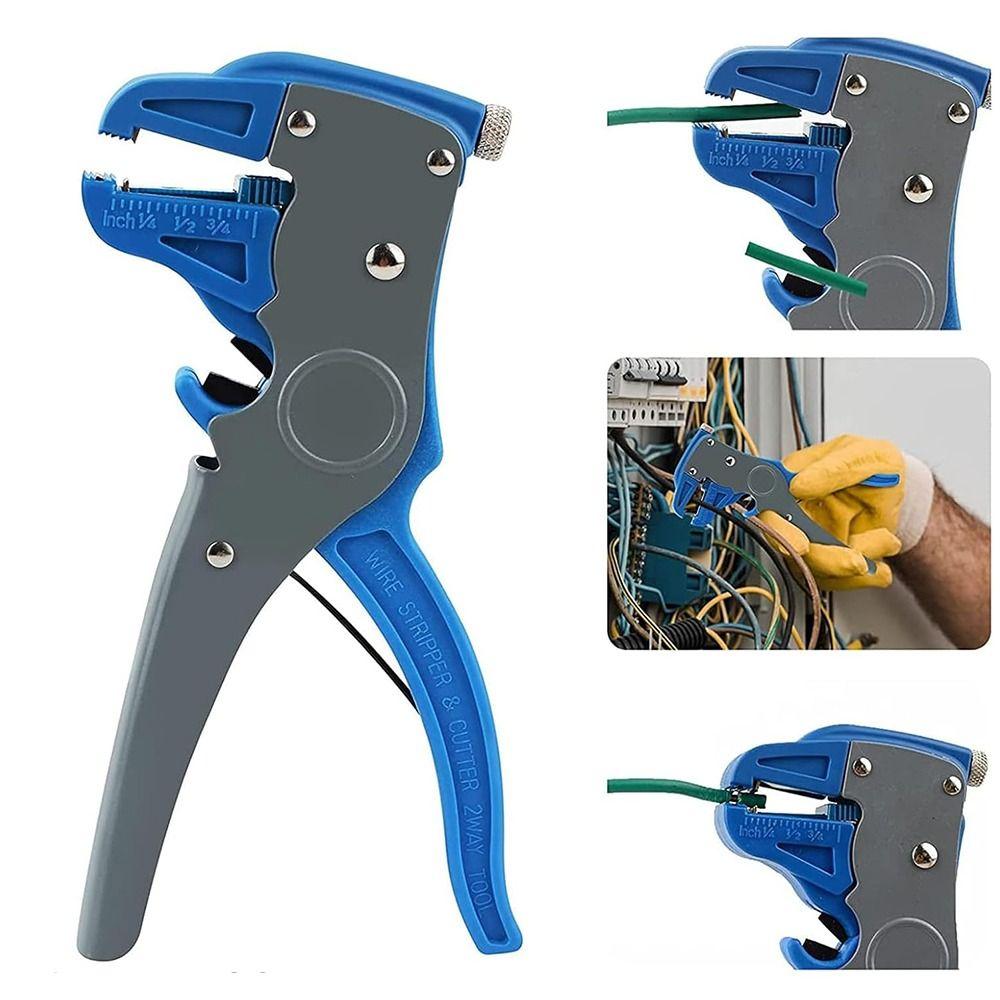 Automatic Wire Stripper Non-slip Bend Nose Bolt Clipper Portable Cable Cutting Crimping Tool чорний
Automatic Wire Stripper Non-slip Bend Nose Bolt Clipper Portable Cable Cutting Crimping Tool чорний