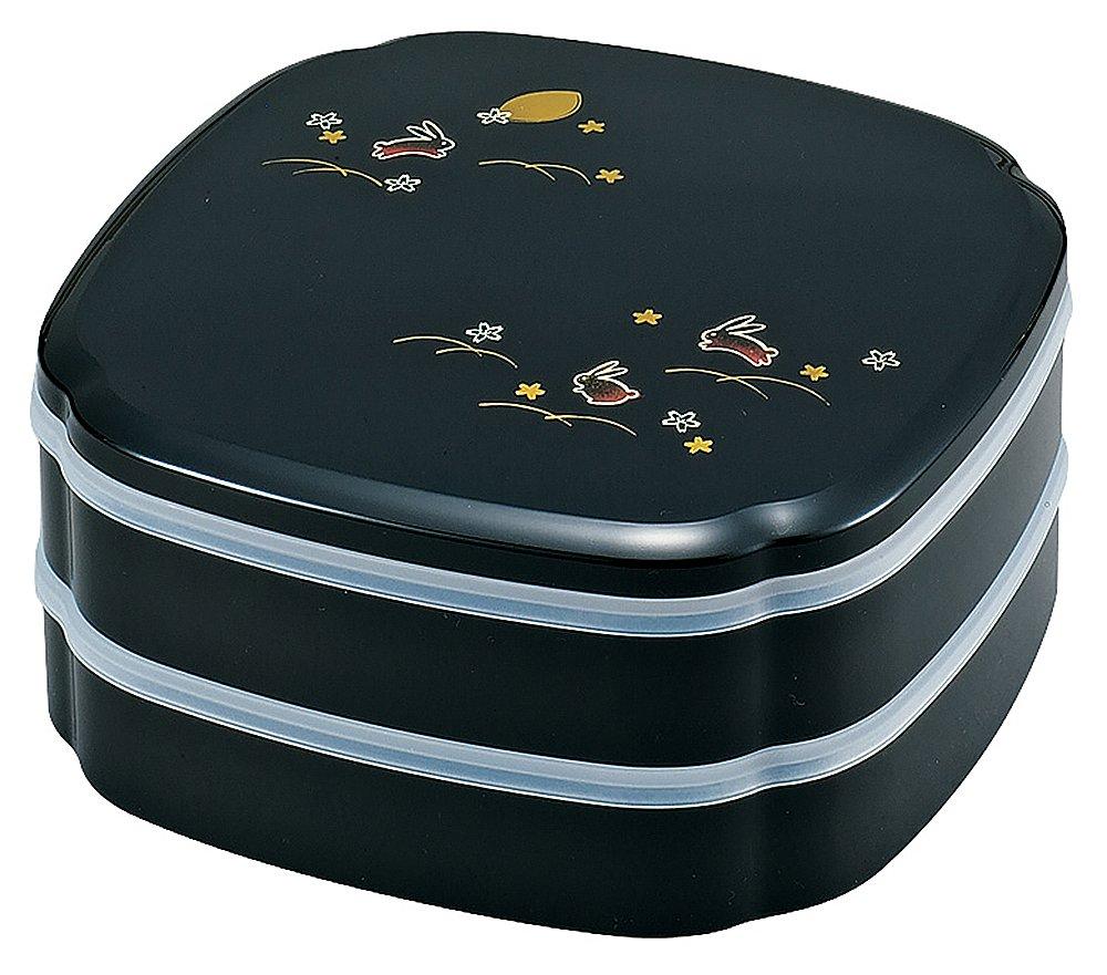 Miyamoto Sangyo Jubako Yume Usagi Gourd Hors with Seal Lid 4500ml Black 8.0 d oeuvre 
Miyamoto Sangyo Jubako Yume Usagi Gourd Hors with Seal Lid 4500ml Black 8.0 d oeuvre