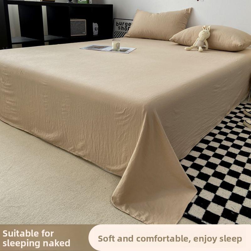 Minimalist Striped Bed Sheet Soft Household & Student Dorm Single Double Bed Bedding 120*230
Minimalist Striped Bed Sheet Soft Household & Student Dorm Single Double Bed Bedding 120*230