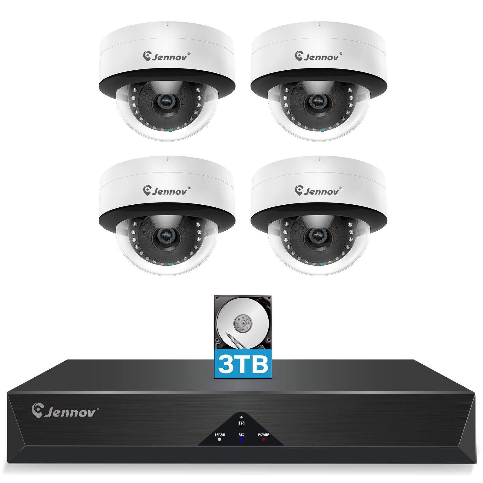 8 million JENNOV Security Human Vehicle 3TB Surveillance Set of Audio 4K Recorder Indoor Night Smartphone Remote No No Auto IP66 Waterproof and
8 million JENNOV Security Human Vehicle 3TB Surveillance Set of Audio 4K Recorder Indoor Night Smartphone Remote No No Auto IP66 Waterproof and