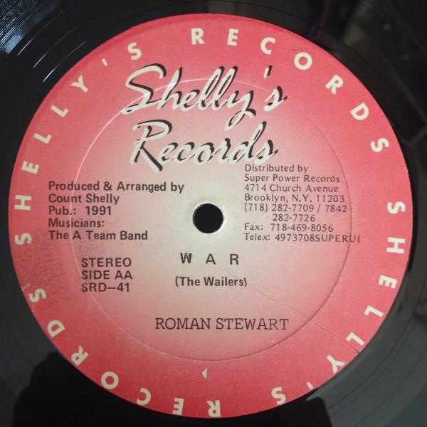 12-дюймовая пластинка ROMAN STEWART / RUPEE - War SRD41 Shelly s Record 1991 US Регги, Ска и Даб Б/У
12-дюймовая пластинка ROMAN STEWART / RUPEE - War SRD41 Shelly s Record 1991 US Регги, Ска и Даб Б/У