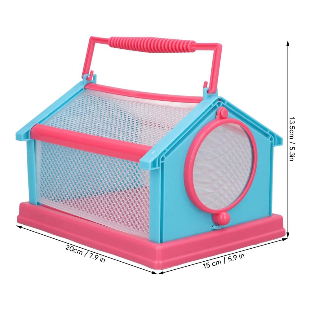 Portable Handle Breathable Butterfly Cage Folding Insect Observer Critter Box Magnifier Silkworm DIY Outdoor Insect Observation 20X15X13.5cm
Portable Handle Breathable Butterfly Cage Folding Insect Observer Critter Box Magnifier Silkworm DIY Outdoor Insect Observation 20X15X13.5cm