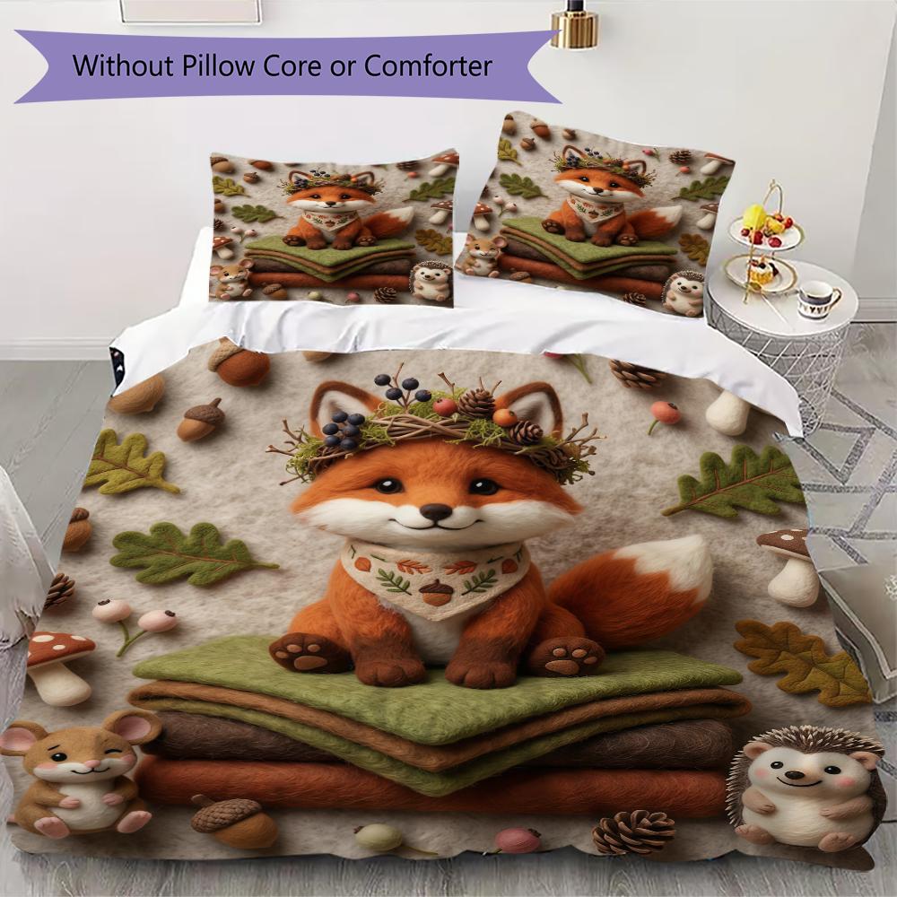 Cute animals Pattern Bedding uilt Set uilt Cover Pillowcase Home Decoration Birthday Gift (1 * duvet cover + 36 * pillowcase without core) 135x200cm
Cute animals Pattern Bedding uilt Set uilt Cover Pillowcase Home Decoration Birthday Gift (1 * duvet cover + 36 * pillowcase without core) 135x200cm