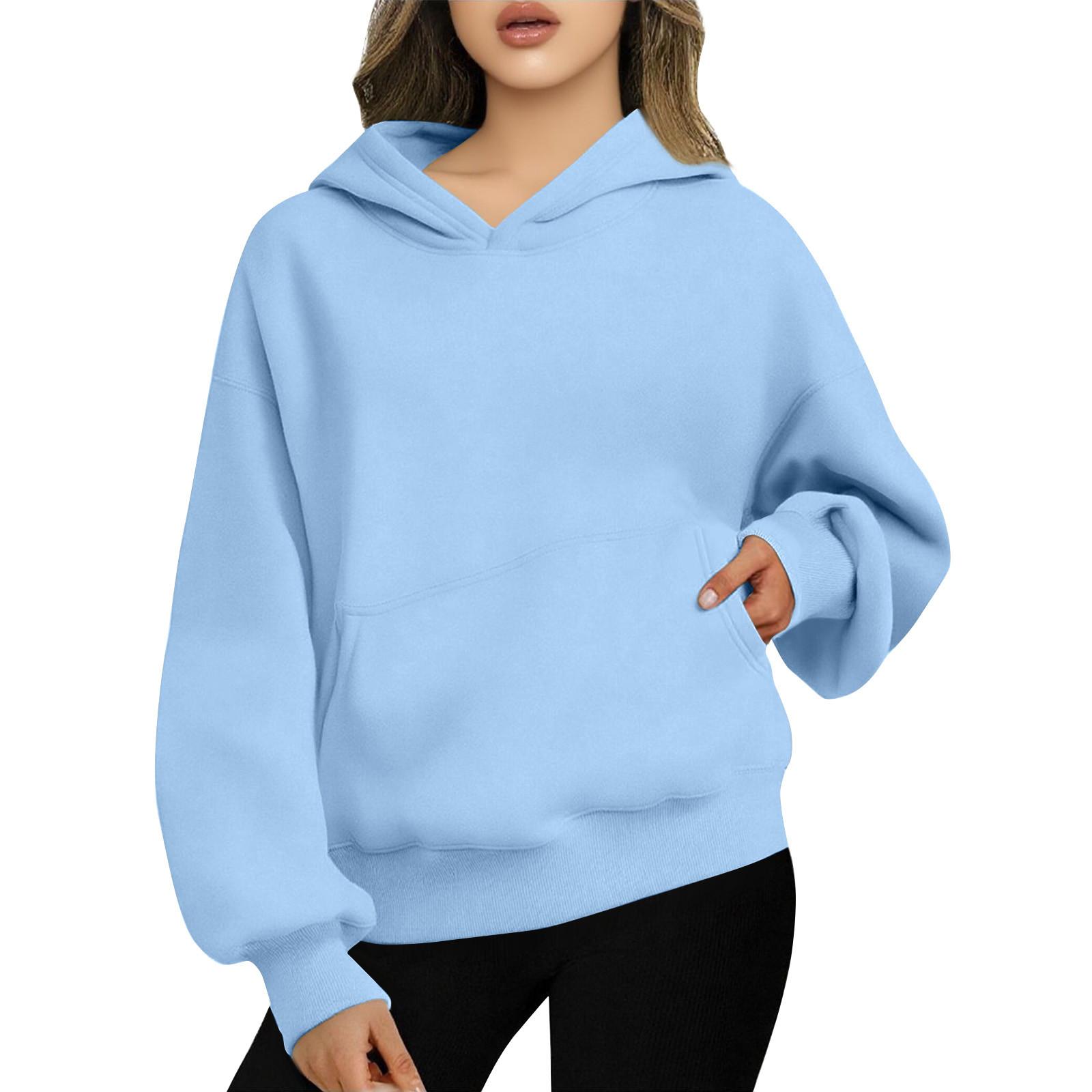 Women s Oversized Hoodies Fleece Sweatshirts Fashion Pullovers Winter Clothing L
Women s Oversized Hoodies Fleece Sweatshirts Fashion Pullovers Winter Clothing L