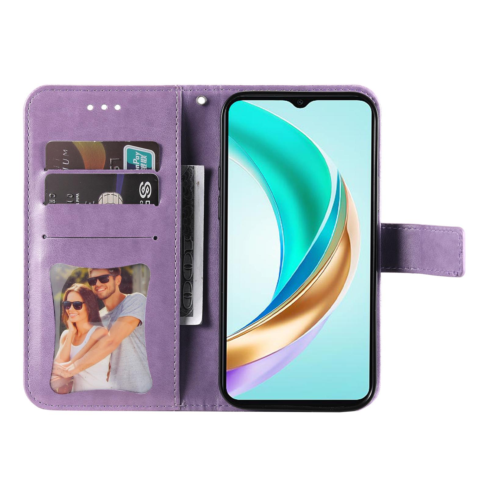 For Honor X6b 4G Case Floral Pattern PU Leather Wallet Stand Phone Cover Purple
For Honor X6b 4G Case Floral Pattern PU Leather Wallet Stand Phone Cover Purple