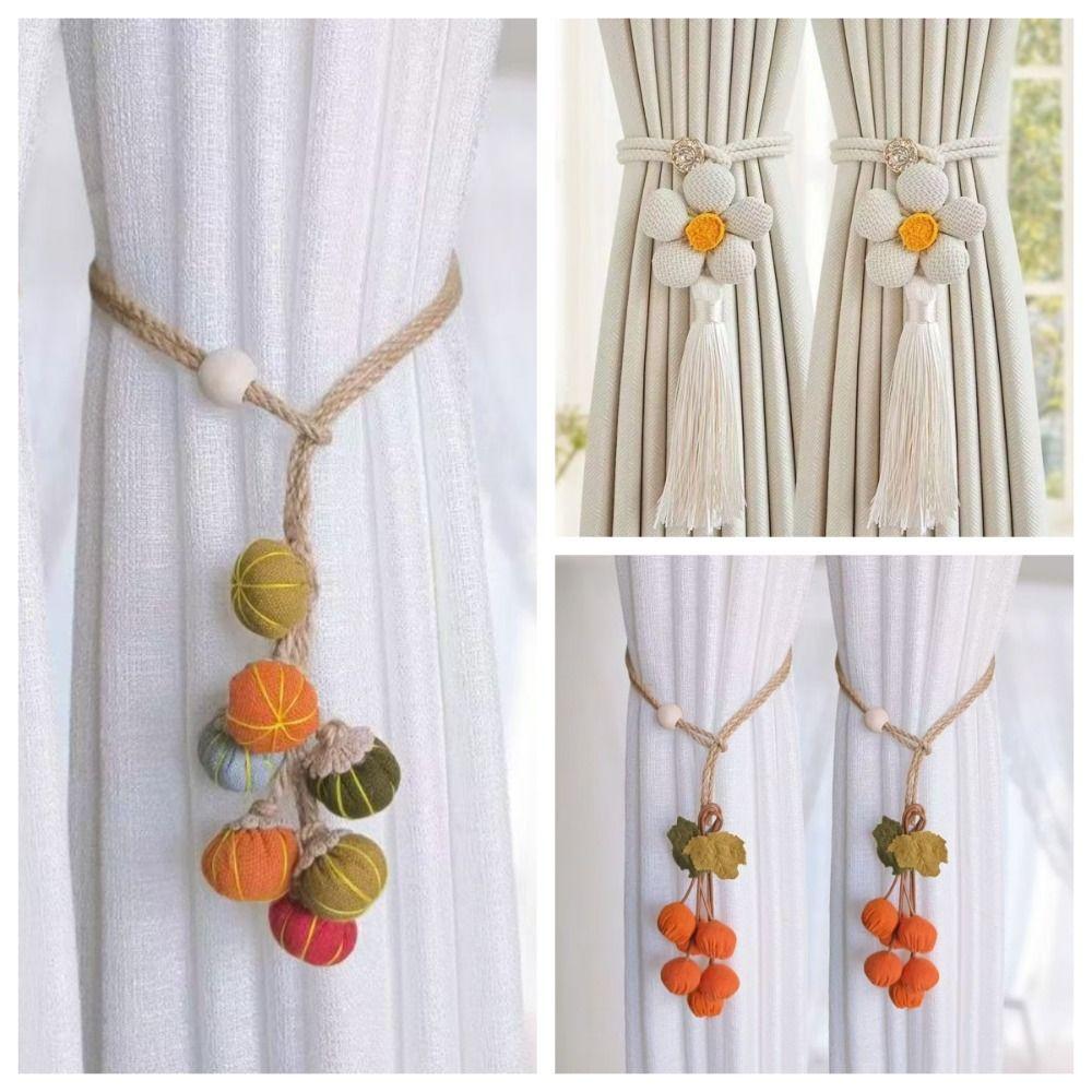 1Pcs Elastic Band Curtain Tieback Pumpkin Shape Curtain Rope Holders Home Decor 1Pcs-10
1Pcs Elastic Band Curtain Tieback Pumpkin Shape Curtain Rope Holders Home Decor 1Pcs-10