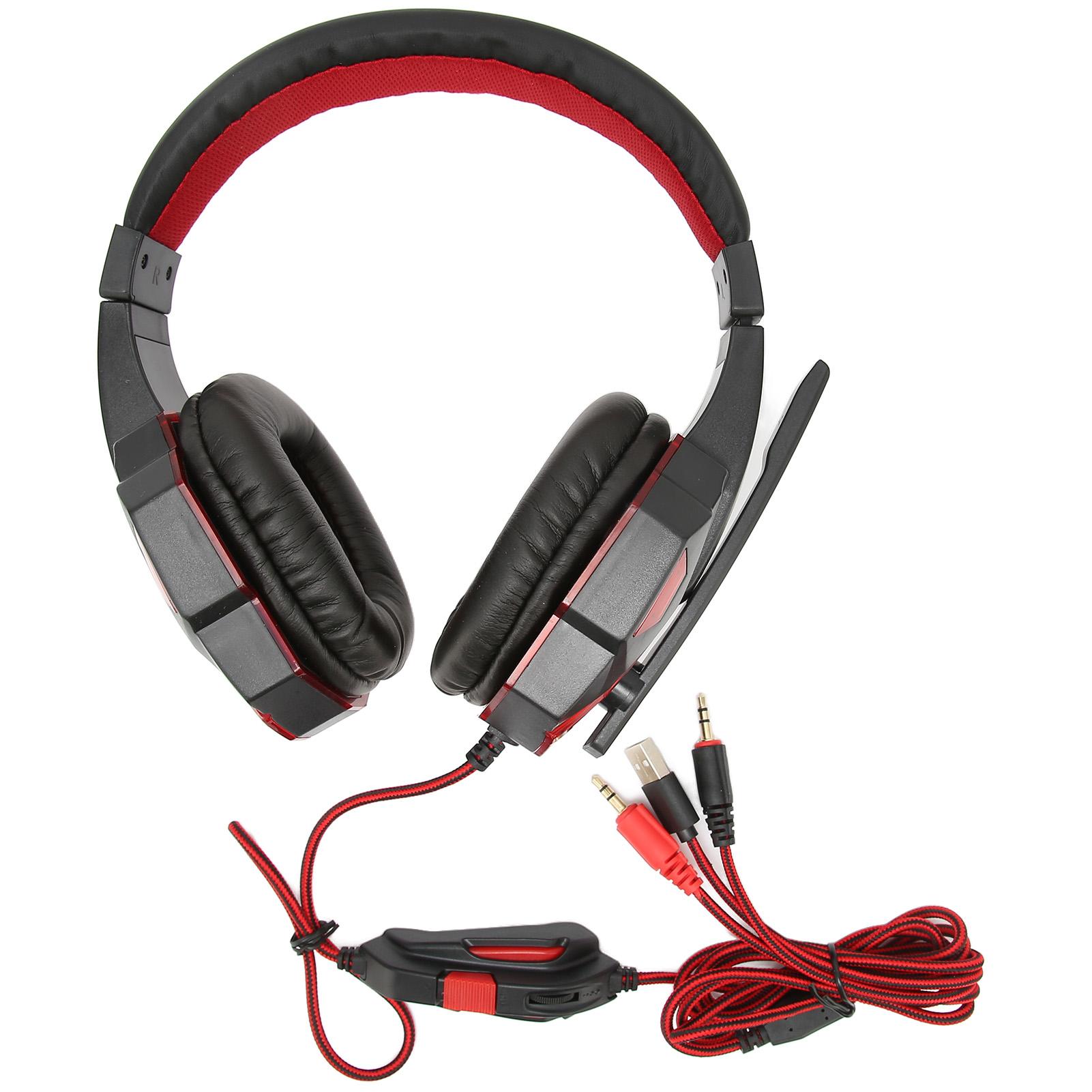 Gaming Headset Luminous Adjustable Volume 3.5mm Gaming Headset with Microphone for PCBlack Red різнокольоровий
Gaming Headset Luminous Adjustable Volume 3.5mm Gaming Headset with Microphone for PCBlack Red різнокольоровий