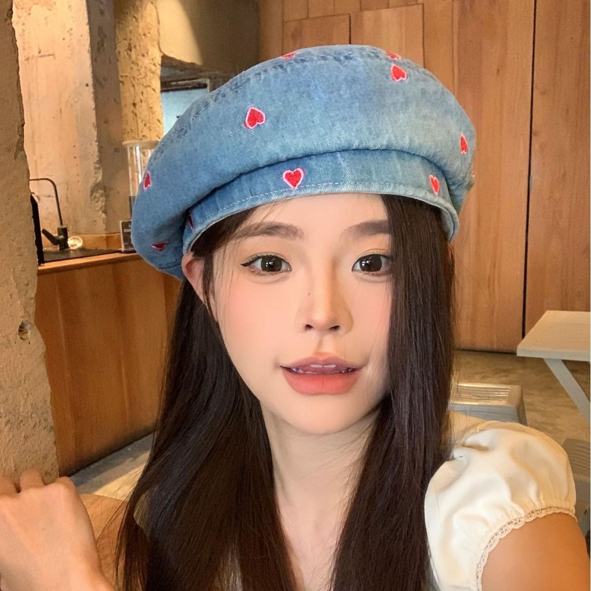 Love ковбойский берет женский весна и лето универсальный лицо маленький берет большой окружность головы шляпа художника прилив M(56-58cm) синий
Love ковбойский берет женский весна и лето универсальный лицо маленький берет большой окружность головы шляпа художника прилив M(56-58cm) синий