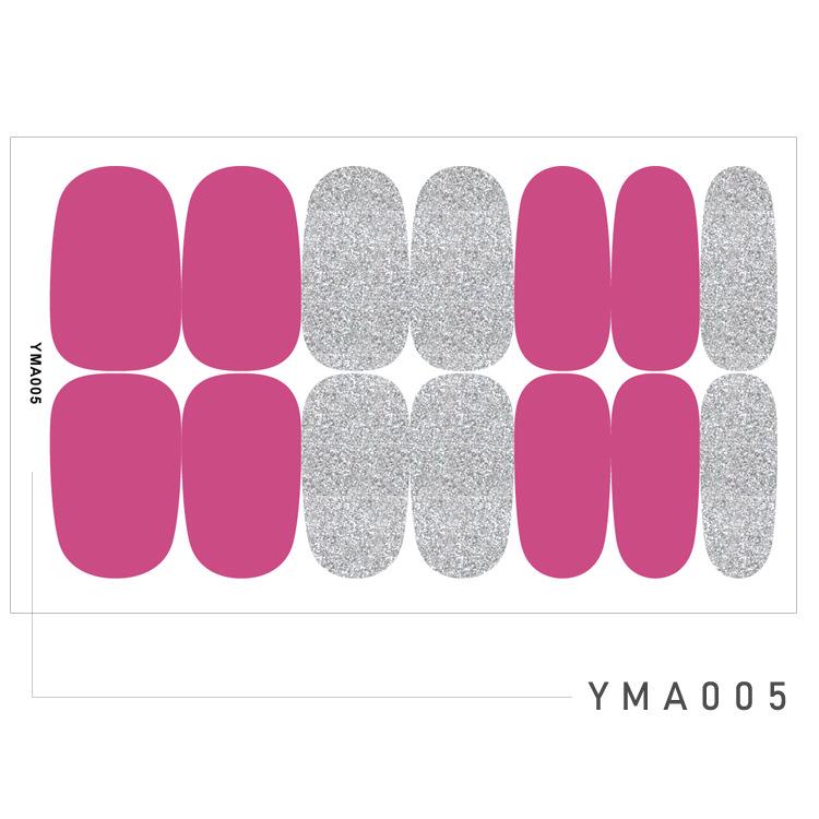 Solid Color Simple Nail Art Stickers - 14 Small Stickers, European & American Style, Nail Polish Film YMA Series
Solid Color Simple Nail Art Stickers - 14 Small Stickers, European & American Style, Nail Polish Film YMA Series