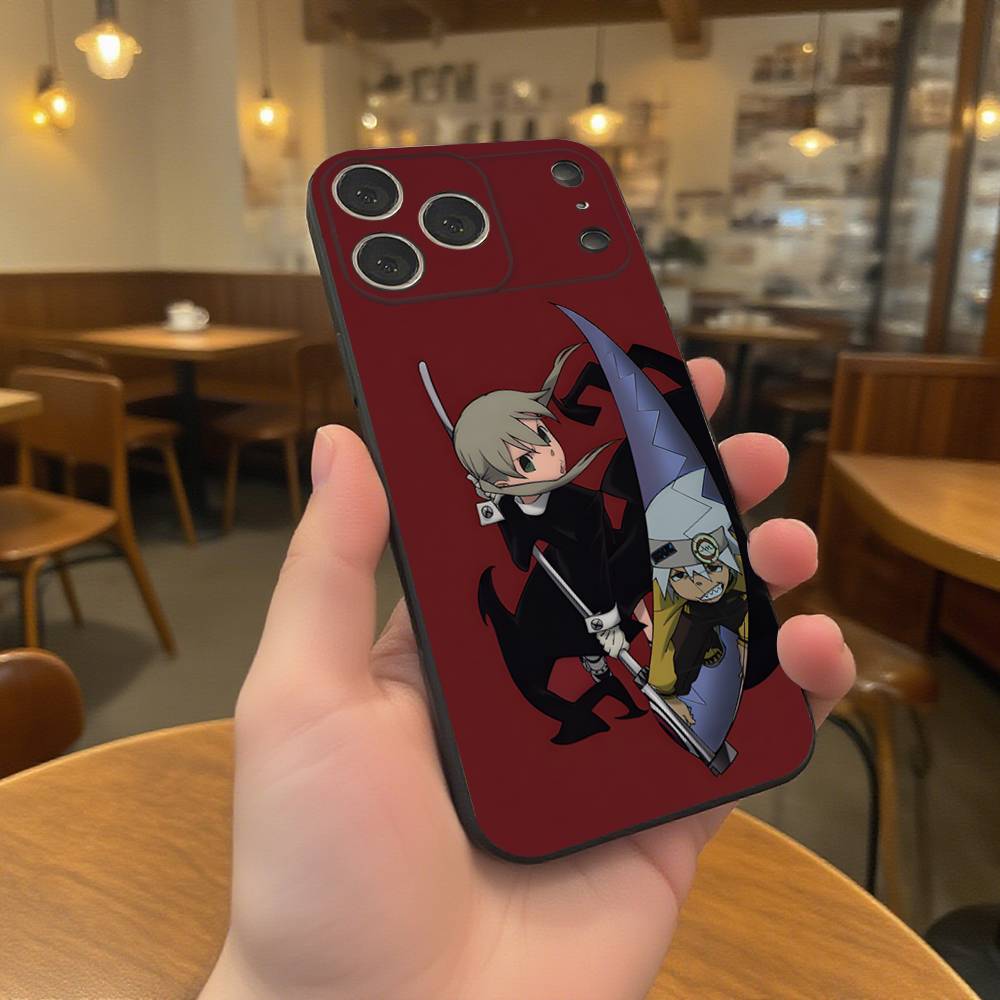 Anime S-Soul Eater Phone Case For iPhone 17,16,15,14,13,12,11,Pro,XS,Max,XR,Plus,E,SE4,Mini Black Soft Cover iPhone17PRO
Anime S-Soul Eater Phone Case For iPhone 17,16,15,14,13,12,11,Pro,XS,Max,XR,Plus,E,SE4,Mini Black Soft Cover iPhone17PRO