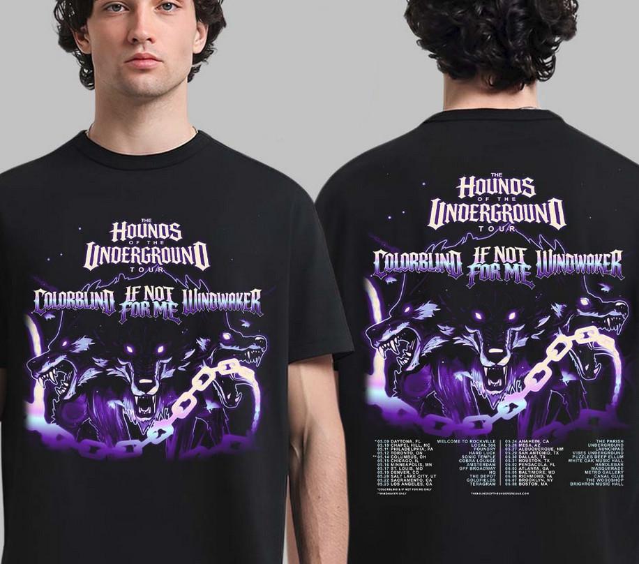 The Hounds Of The Underground Tour 2026 Colorblind Windwaker Dates Purple Tee Unisex T-Shirt XXXL
The Hounds Of The Underground Tour 2026 Colorblind Windwaker Dates Purple Tee Unisex T-Shirt XXXL