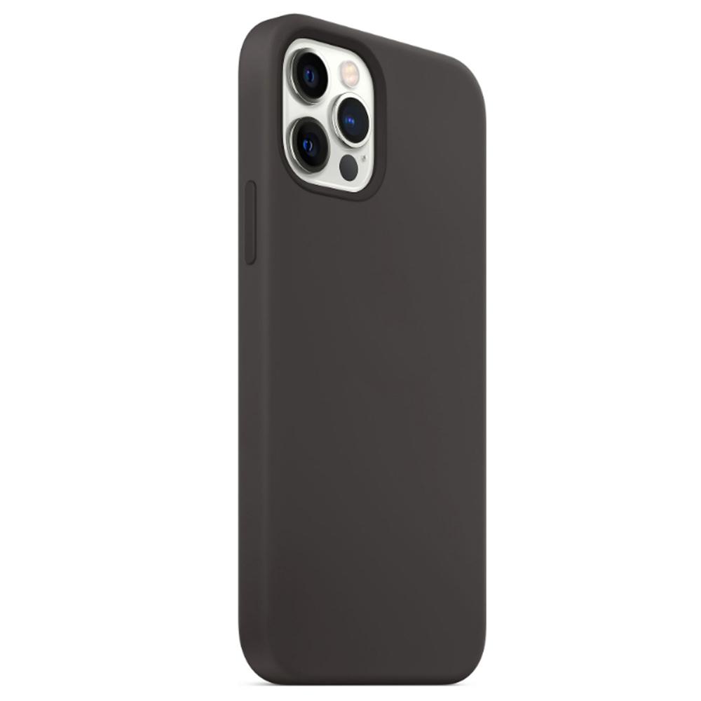 For iPhone 12 Pro Max Compatible with MagSafe Liquid Silicone Phone Back Cover (No Logo) Black
For iPhone 12 Pro Max Compatible with MagSafe Liquid Silicone Phone Back Cover (No Logo) Black
