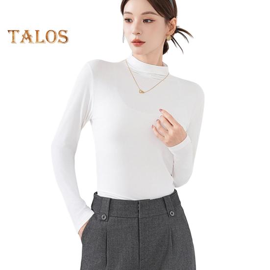 Женские топы-джемперы с высоким воротником и длинным рукавом, однотонные, облегающие, легкие, эластичные, повседневные блузки белый
Женские топы-джемперы с высоким воротником и длинным рукавом, однотонные, облегающие, легкие, эластичные, повседневные блузки белый