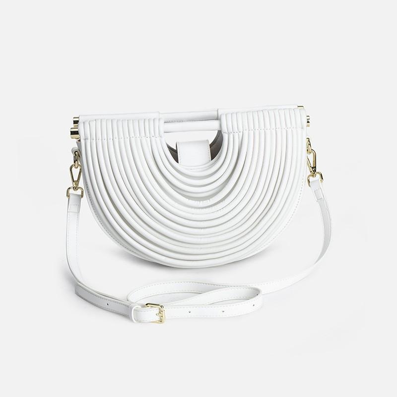 Hot Hand-comb-knitted Noodle Bag Portable Dinner One-shoulder Cross-body Long shoulder straps білий
Hot Hand-comb-knitted Noodle Bag Portable Dinner One-shoulder Cross-body Long shoulder straps білий
