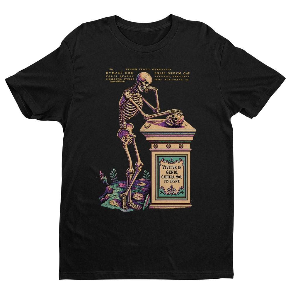Retro Pondering Skeleton Unisex T-shirt | Gothic Skull Lover Gifts for Men 5XL різнокольоровий
Retro Pondering Skeleton Unisex T-shirt | Gothic Skull Lover Gifts for Men 5XL різнокольоровий