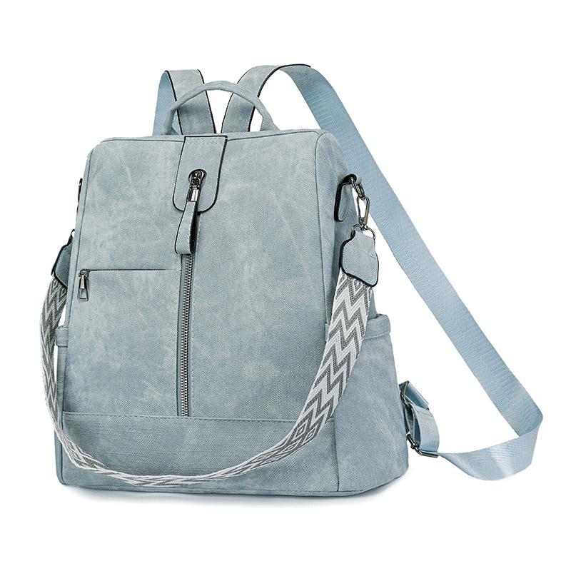 Женский рюкзак для улицы из мягкой кожи, дорожный рюкзак, сумка с защитой от краж светло-синий
Женский рюкзак для улицы из мягкой кожи, дорожный рюкзак, сумка с защитой от краж светло-синий